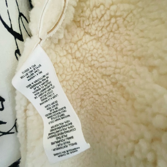 Avec Les Filles Darylane Faux-Shearling Faux-Leather Woman’s Coat Size M - Picture 13 of 16